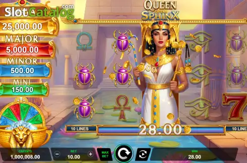 Скрин3. Queen of the Sphinx слот