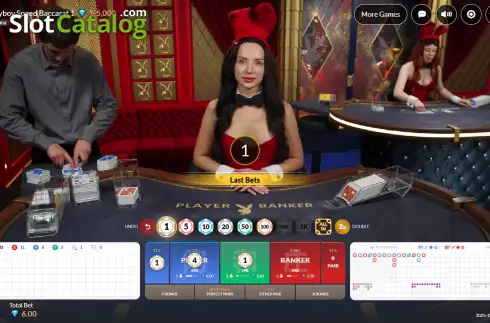 Скрин2. Playboy Speed Baccarat слот