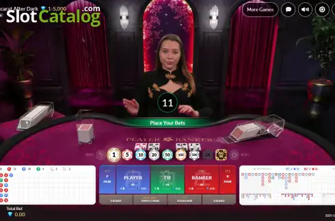 Скрин2. Baccarat After Dark слот