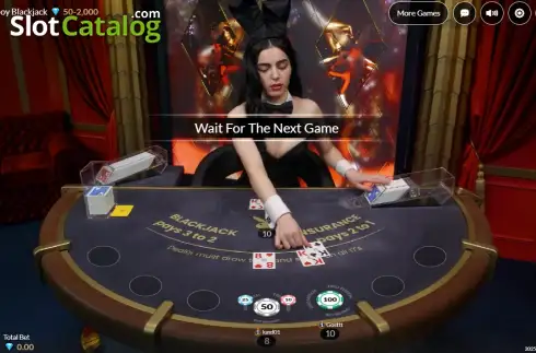 Скрин2. Playboy Blackjack слот