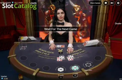 Скрин3. Playboy Blackjack слот