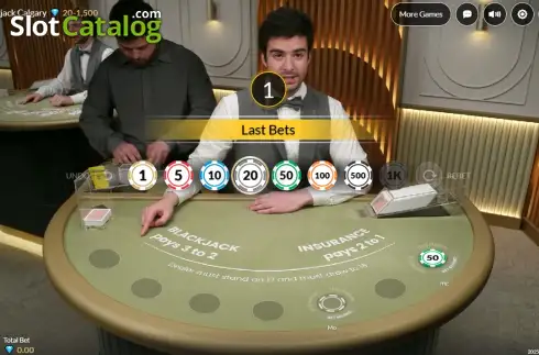 Скрин3. Blackjack Calgary слот