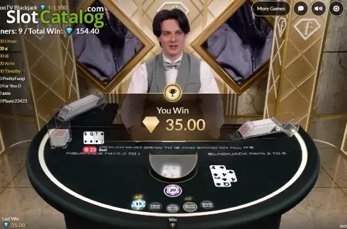Скрин3. FashionTV BLACKJACK слот