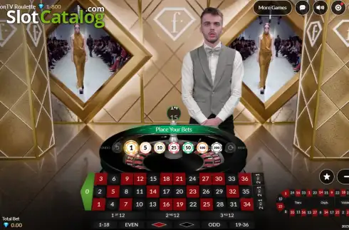 Скрин2. Fashiontv Roulette (Microgaming) слот