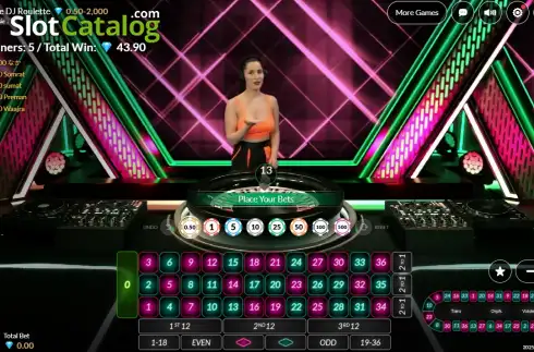 Скрин2. Dance DJ Roulette слот