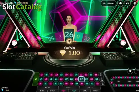 Скрин3. Dance DJ Roulette слот