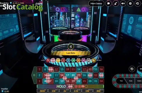 Скрин2. Holo Roulette слот