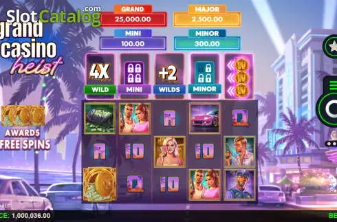 Скрин2. Grand Casino Heist слот