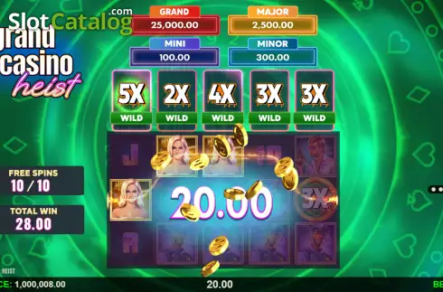 Скрин3. Grand Casino Heist слот