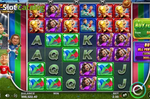 Скрин2. 123 Soccer Link&Merge слот