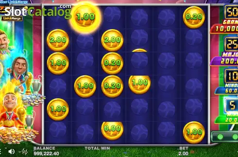 Скрин3. 123 Soccer Link&Merge слот