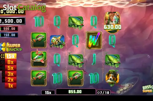 Скрин3. Bass Catch Super Luck слот
