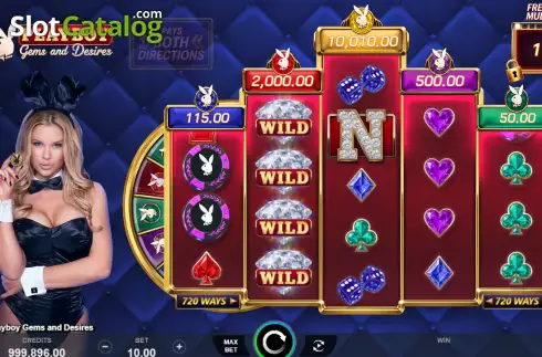 Скрин2. Playboy Gems and Desires слот
