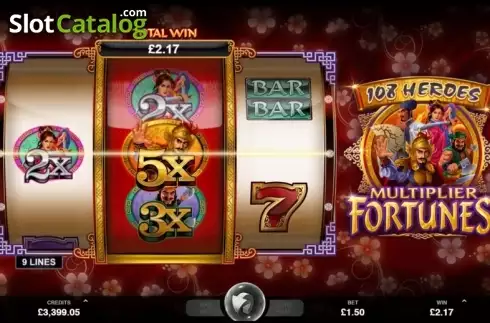 Скрин2. 108 Heroes Multiplier Fortunes слот