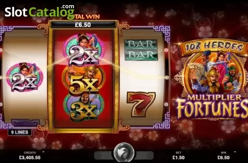 Скрин3. 108 Heroes Multiplier Fortunes слот