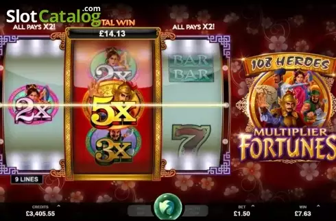 Скрин5. 108 Heroes Multiplier Fortunes слот