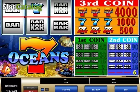 Скрин3. 7 Oceans слот