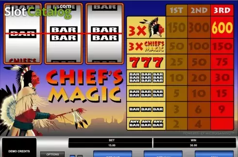 Скрин3. Chief's Magic слот