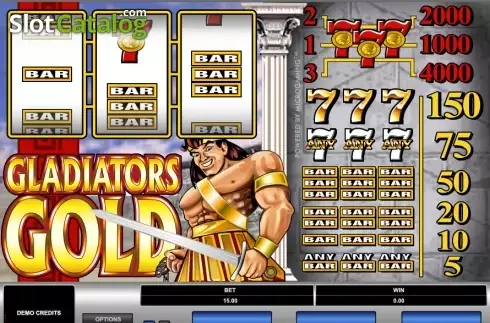 Скрин2. Gladiators Gold слот