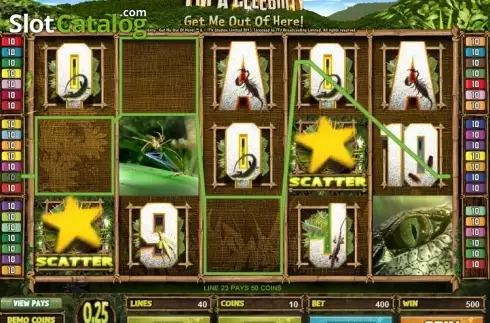 Скрин5. I'm a Celebrity... Original слот