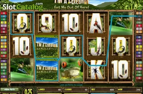 Скрин6. I'm a Celebrity... Original слот