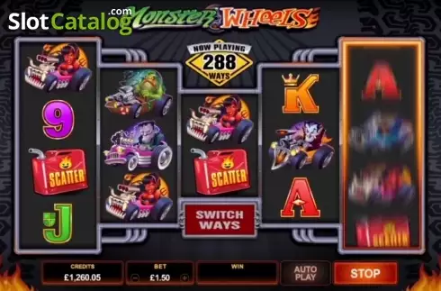 Скрин6. Monster Wheels (Microgaming) слот