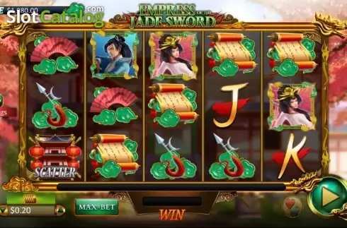Скрин2. Empress of the Jade Sword слот
