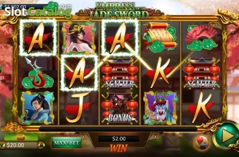 Скрин3. Empress of the Jade Sword слот