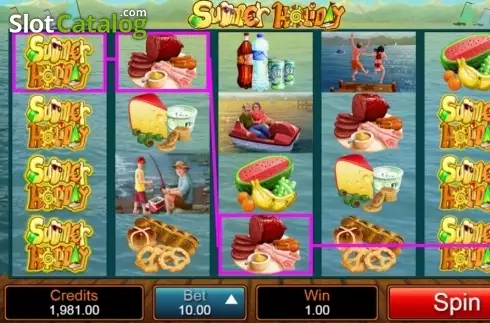 Скрин3. Summer Holiday слот