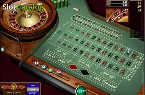 Скрин2. European Roulette Gold (Microgamig) слот
