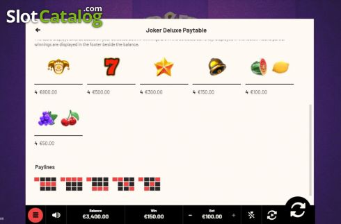 Скрин7. Joker Deluxe слот
