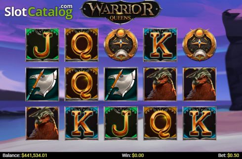 Скрин2. Warrior Queens слот