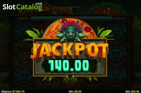 Скрин4. Aztec Sun Stone слот