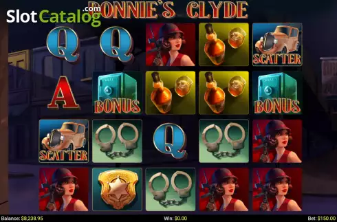 Скрин2. Bonnie's Clyde слот
