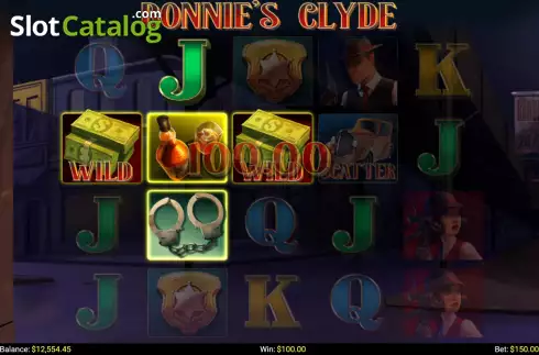 Скрин3. Bonnie's Clyde слот