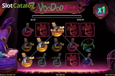 Скрин3. Voodoo Elixir слот
