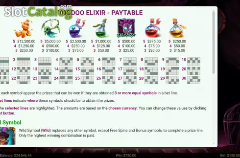 Скрин6. Voodoo Elixir слот