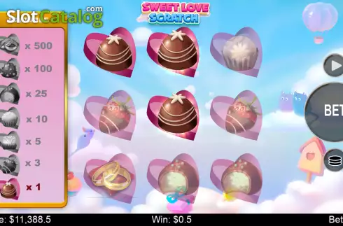 Скрин3. Sweet Love Scratch слот