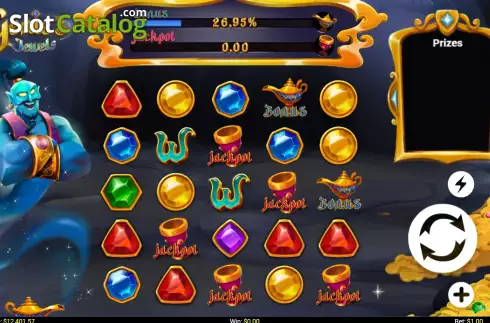 Скрин2. Genie's Jewels слот