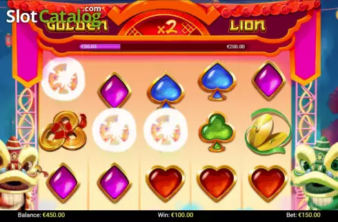 Скрин3. Golden Lion (Mobilots) слот