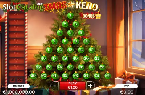Скрин2. Xmas Keno слот