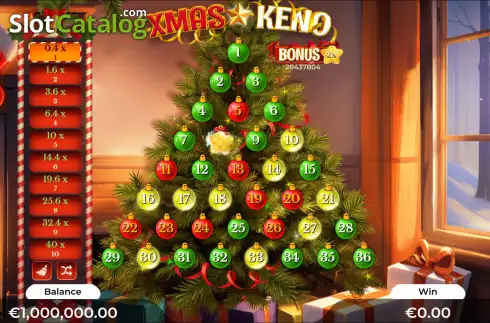 Скрин3. Xmas Keno слот