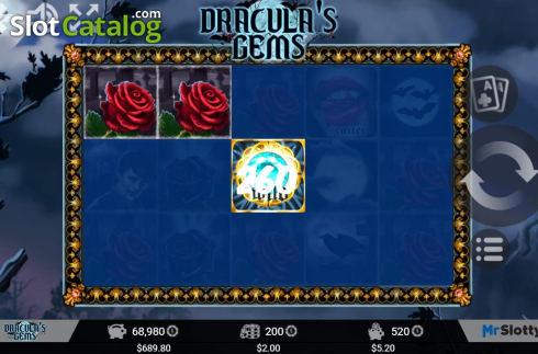 Скрин4. Dracula's Gems слот