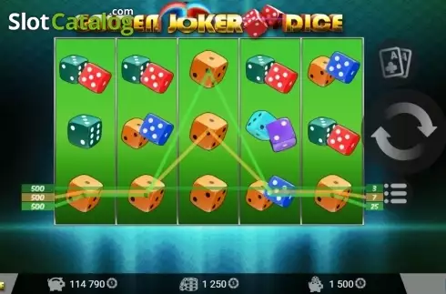 Скрин5. Golden Joker Dice слот