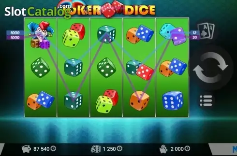 Скрин7. Joker Dice слот
