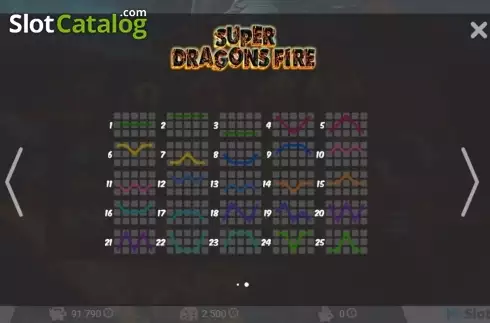 Скрин3. Super Dragons Fire слот