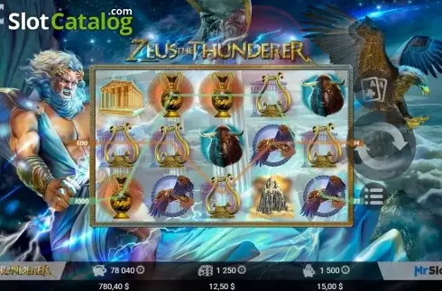 Скрин7. Zeus the Thunderer (MrSlotty) слот