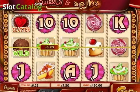 Скрин4. Sweets & Spins (MultiSlot) слот