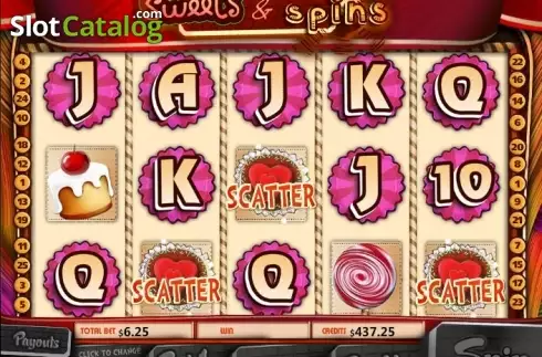 Скрин5. Sweets & Spins (MultiSlot) слот