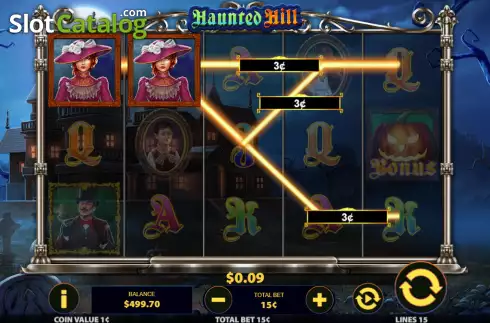 Скрин3. Haunted Hill слот